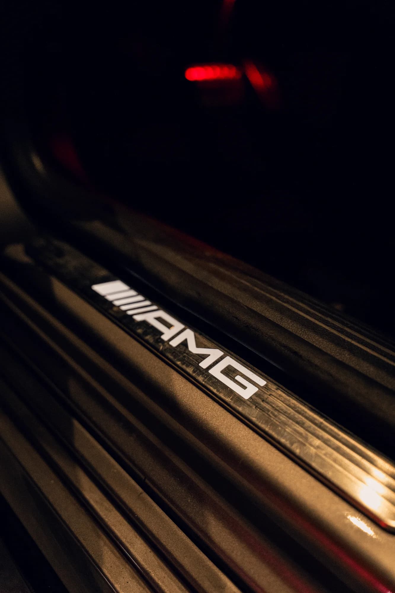 Seuil de porte AMG éclairé